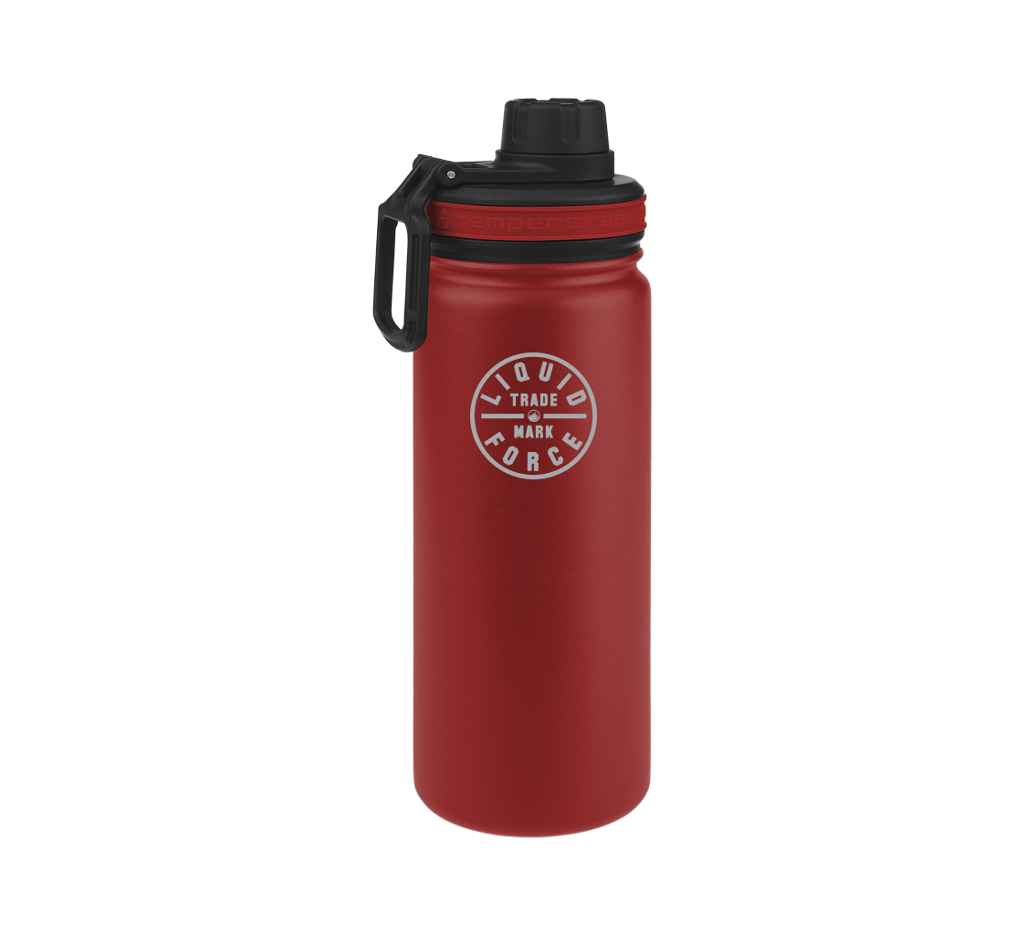 Badge Tempered Water Bottle